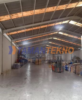 Jual Gudang Taman Tekno BSD City Tangerang Selatan Banten 6.600/4.000