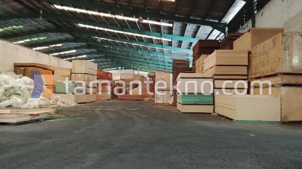 Jual Gudang Taman Tekno BSD City Tangerang 6.650/4.000