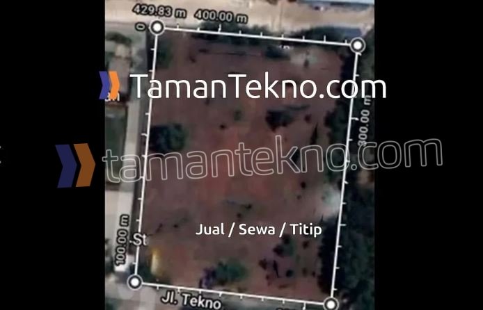 Jual Tanah Kavling di Taman Tekno BSD City Tangerang Banten (10.000m)