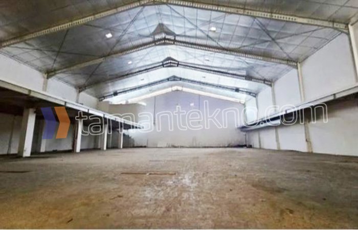 JUAL Gudang Siap Pakai di Taman Tekno BSD City Tangerang Selatan (3000/4000)