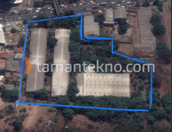 JUAL Tanah 2,4Ha Dekat Tol di Jalan Raya Serpong Tangerang